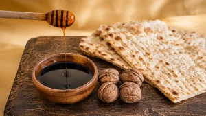 شیره انگور مراغه و نان سنگک
