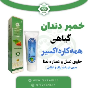 خمیر دندان گیاهی طبیعی خیراندیش