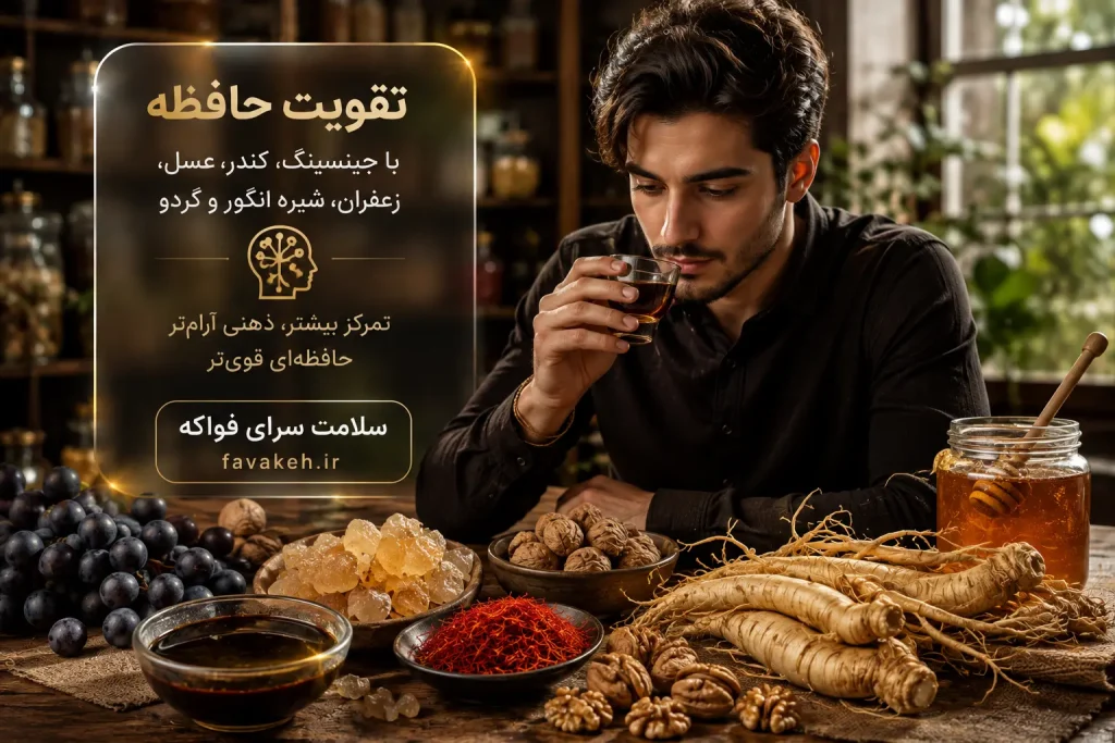 قوی ترین نسخه طب سنتی برای تقویت حافظه