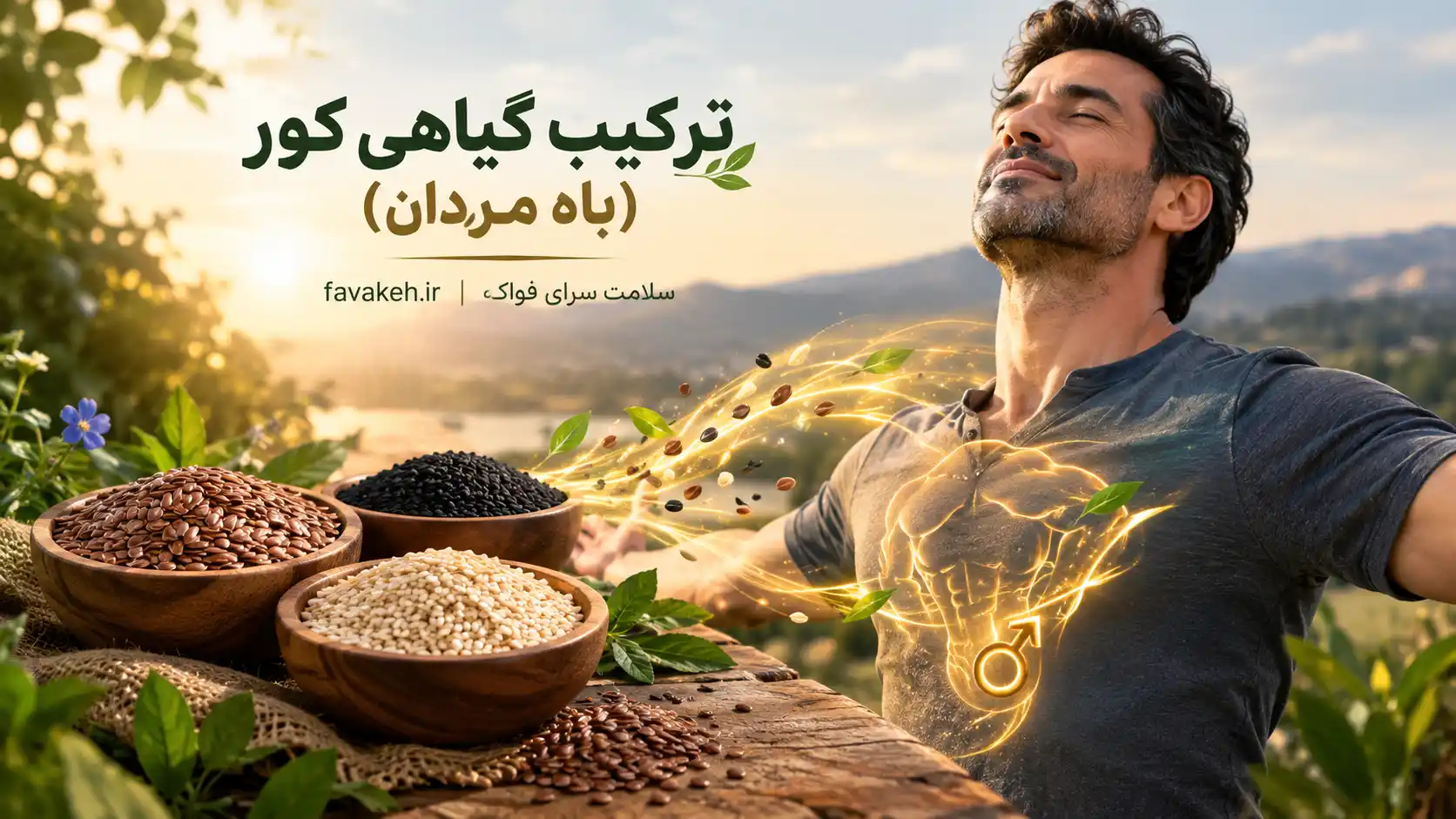بررسی ترکیبات داروی کور باه مردان و راهکارهای طبیعی باروری